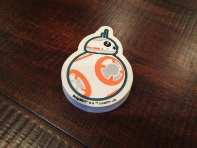 star wars BB-8 eraser