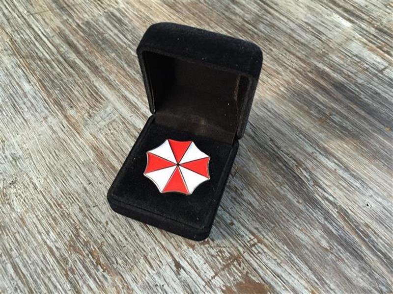 geek fuel umbrella corporation pin